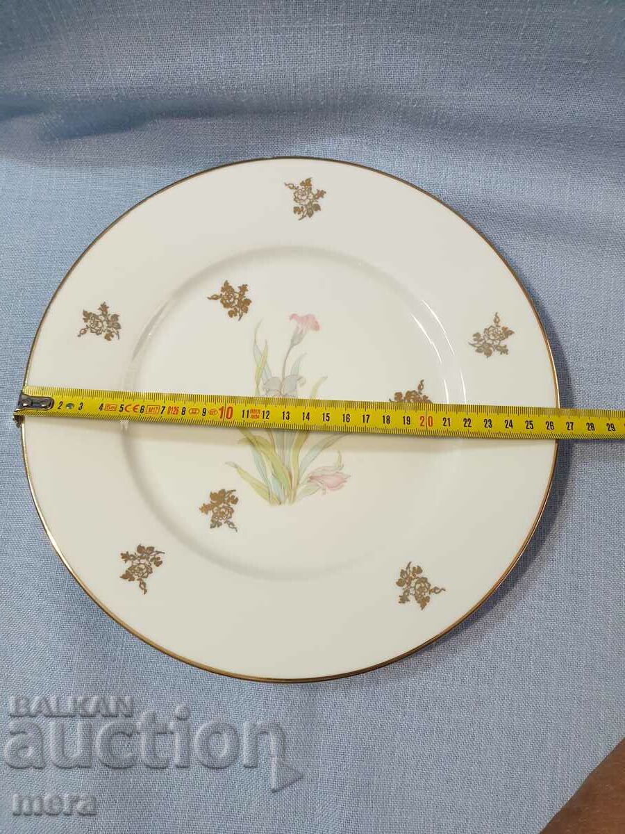 Auction  Large porcelain plate-tray-Limoges