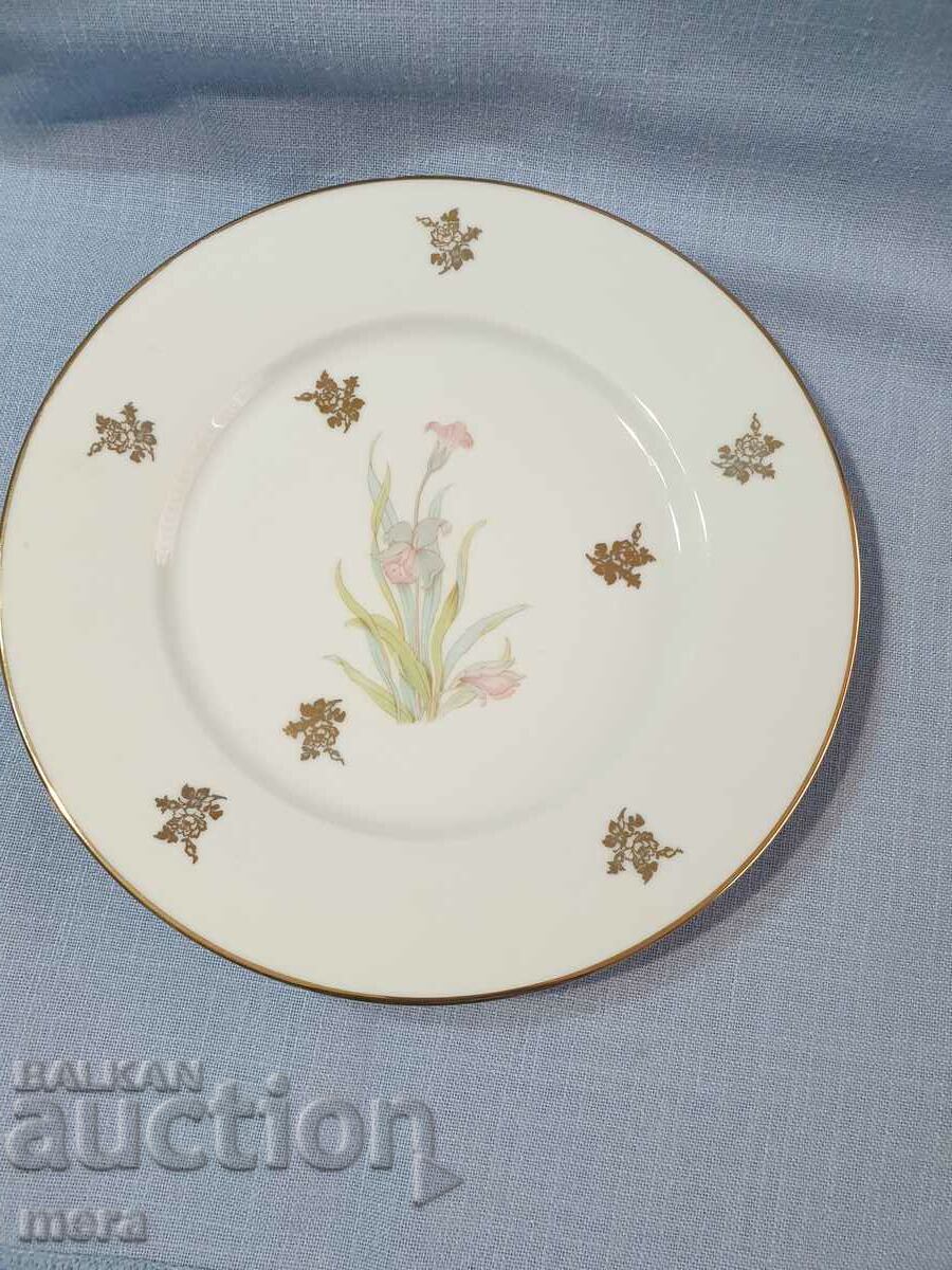 Large porcelain plate-tray-Limoges