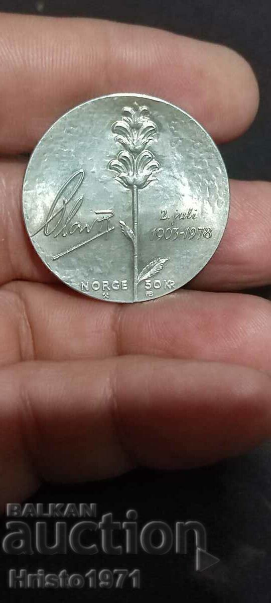 50 kroner 1978 50 kroner 1978