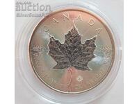 1 oz Silver $5 Maple Leaf 2023 Canada