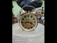 Antique collectible German electromechanical alarm clock M