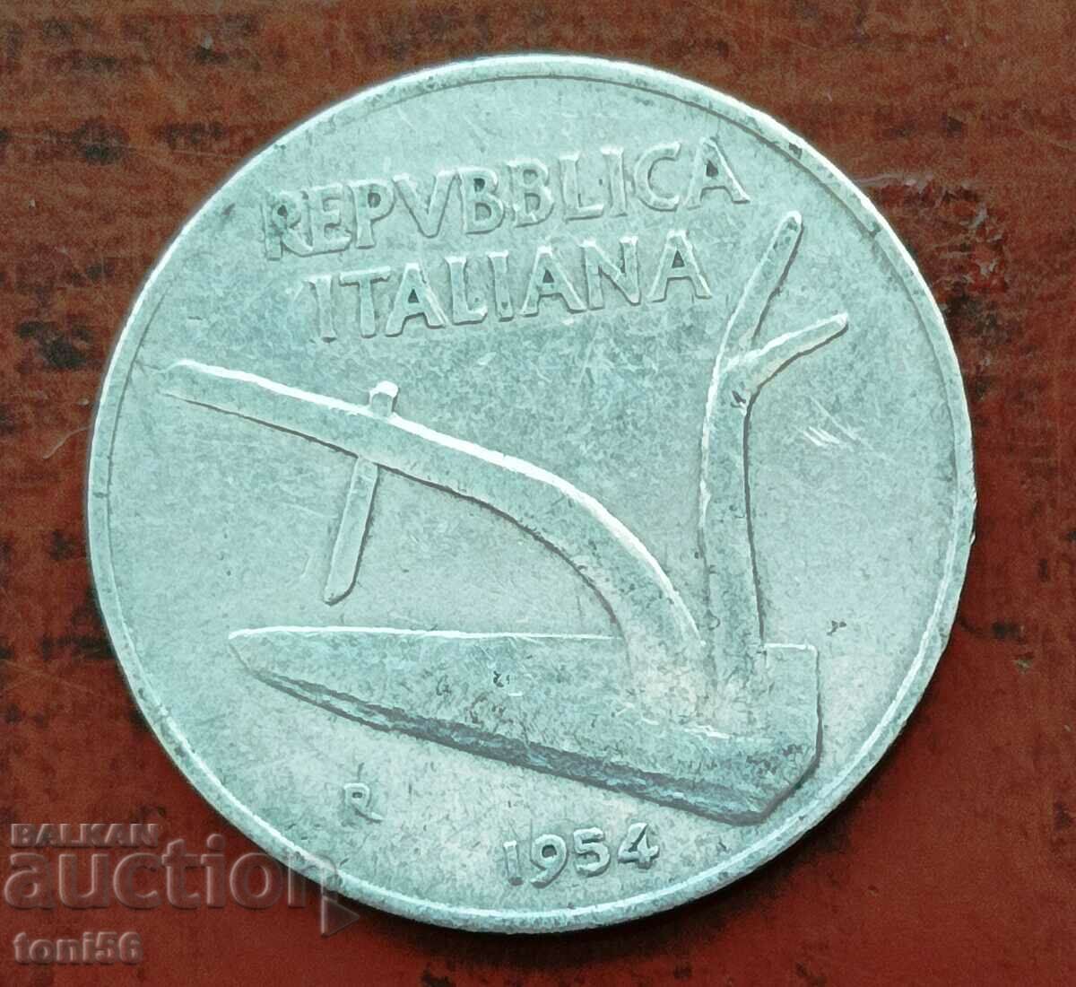 Italy 10 Lire 1954 with price 0.40 BGN | € 0.20 Italy 10 Lire 1954 with price 0.40 BGN | € 0.20