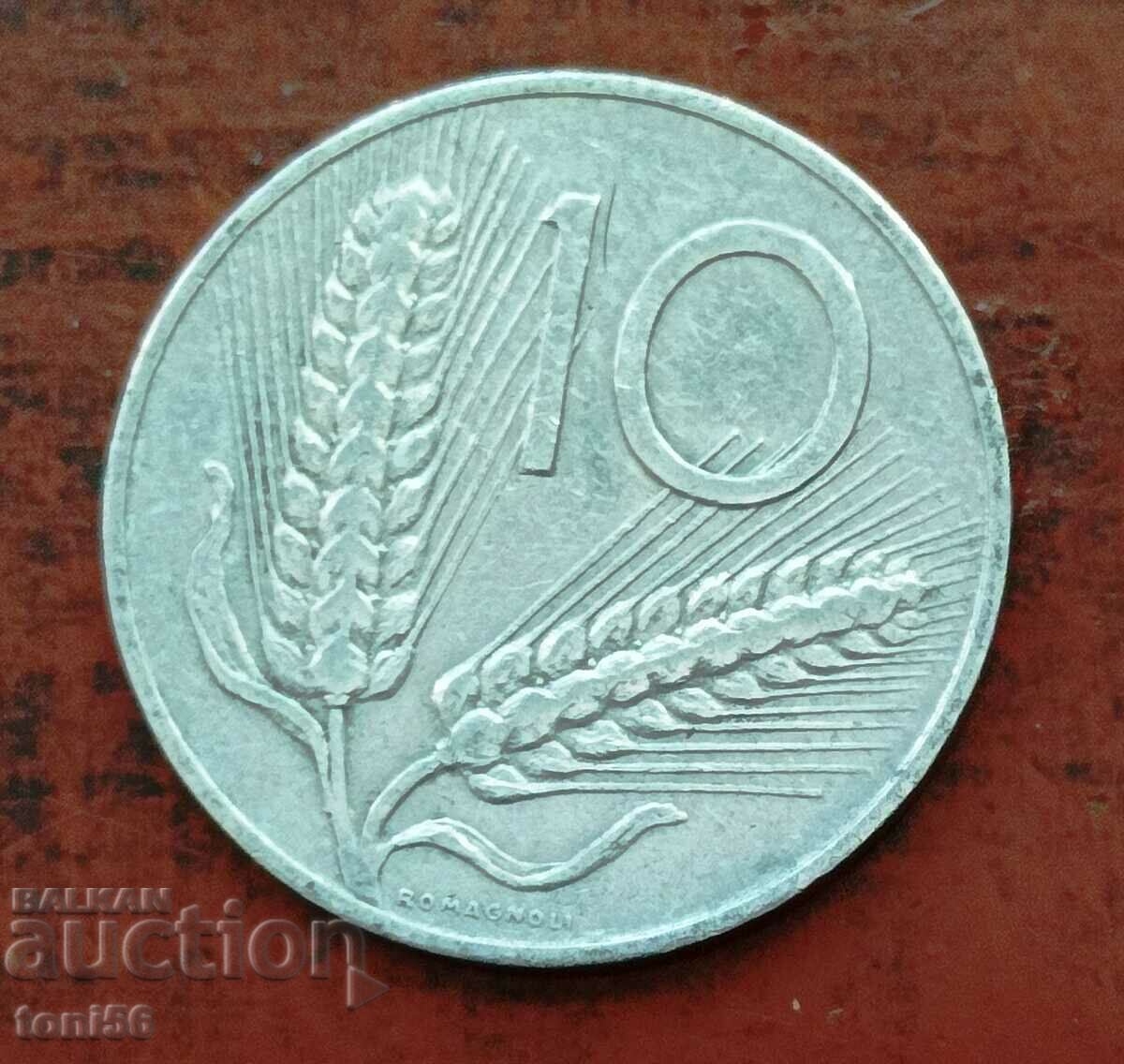 Italia 10 lire 1954