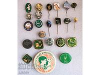 Set of hunting badges BLRS