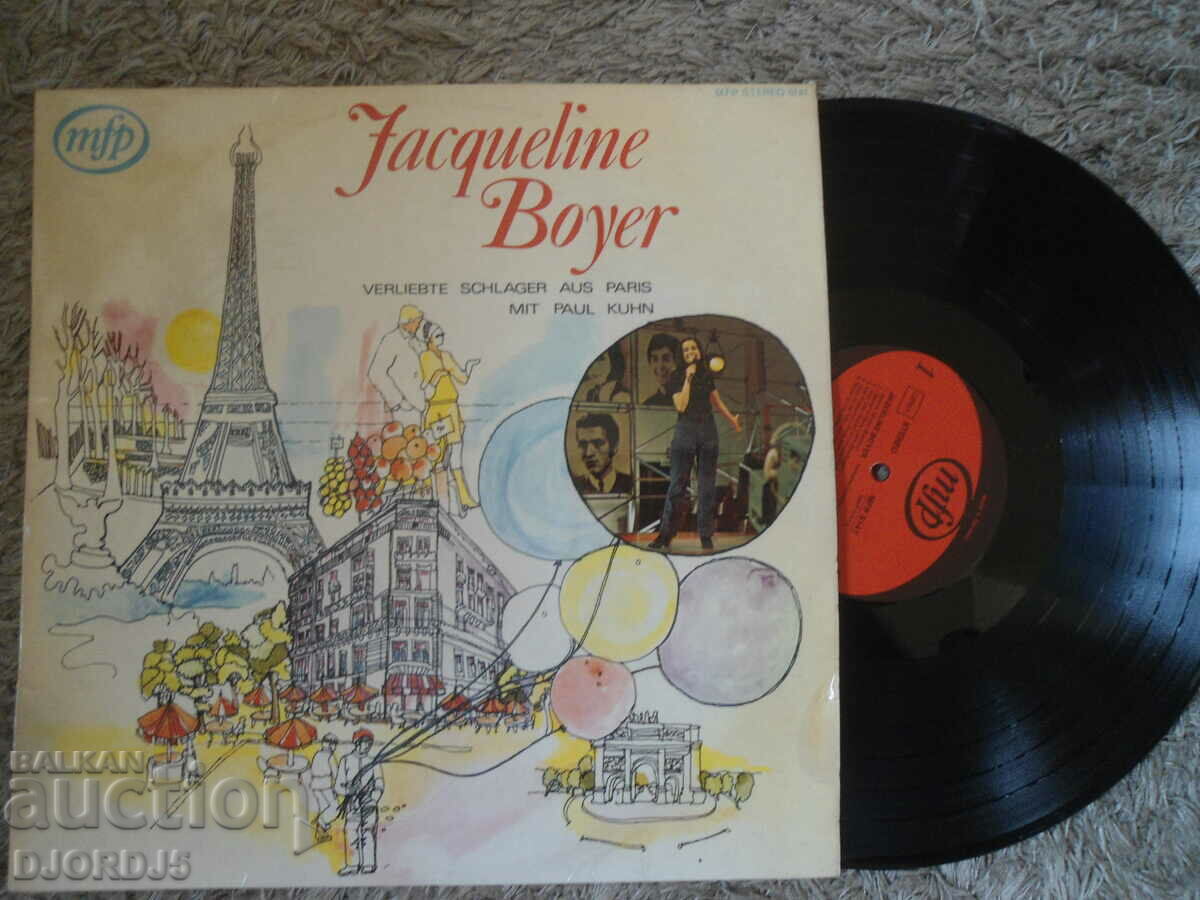 JAQUELINE BOYER, gramophone record, large