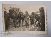 Old photo - Bulgarian soldiers with camels/ exceptional photo