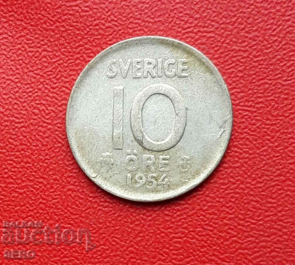 Sweden-10 Jore 1954-silver