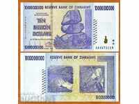 ZORBA TOP AUCTIONS ZIMBABVE 10 BILION 2008 UNC