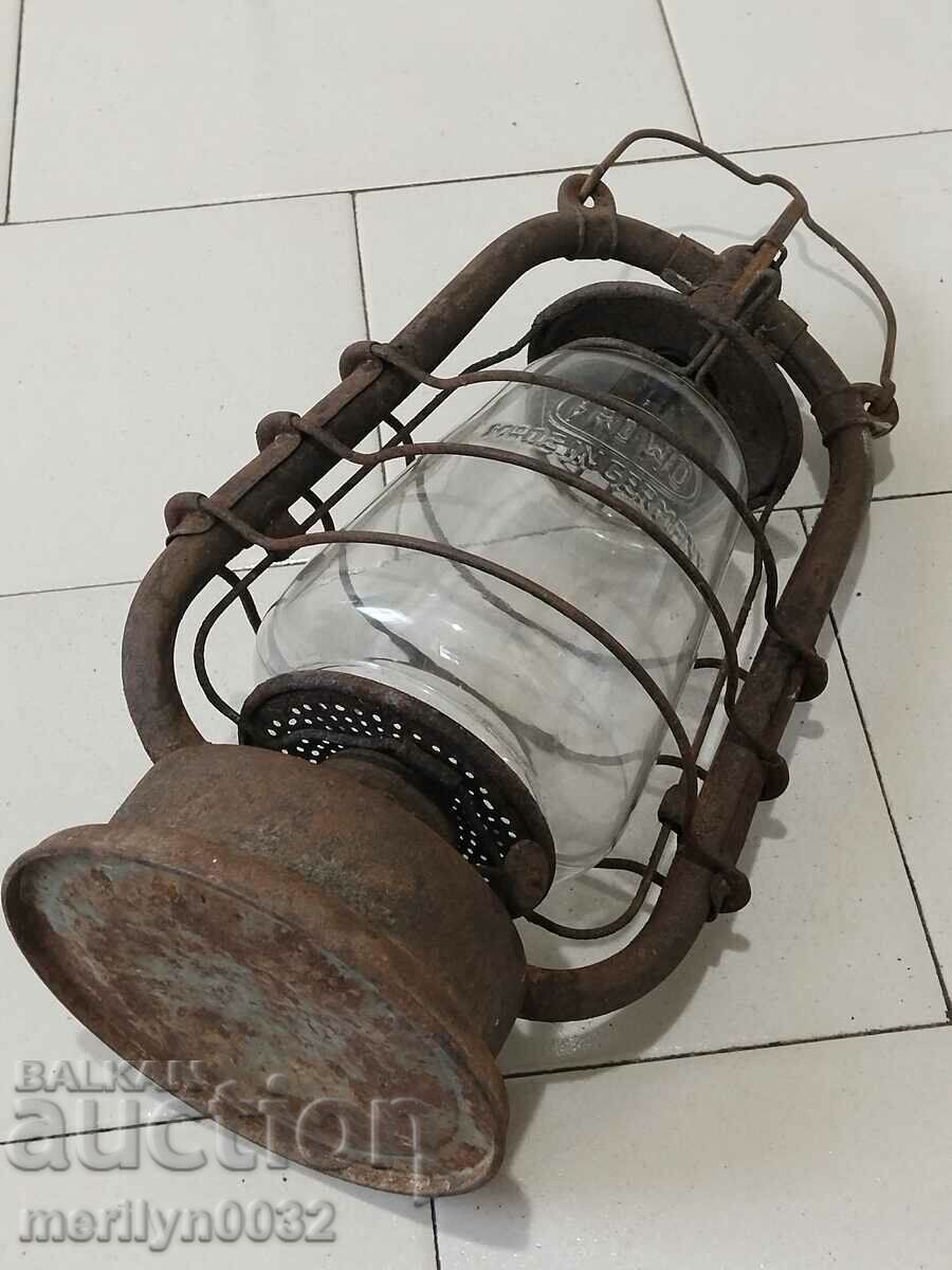Auction Old German lantern, lamp, spotlight lamp Auction Old German lantern, lamp, spotlight lamp