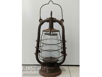 Old German lantern, lamp, spotlight lamp