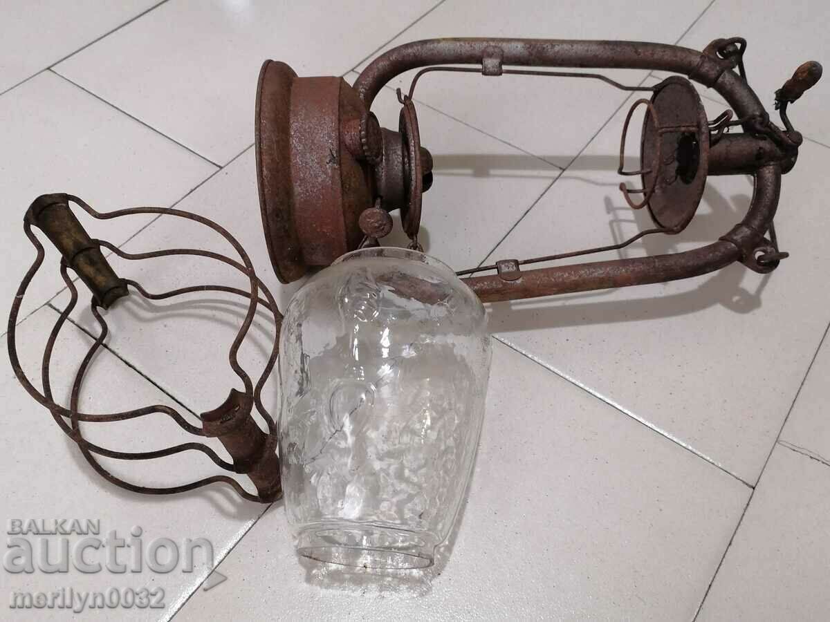 Old German lantern, lamp, spotlight lamp - 6 Old German lantern, lamp, spotlight lamp - 6