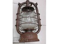 Old German lantern, lamp, spotlight lamp