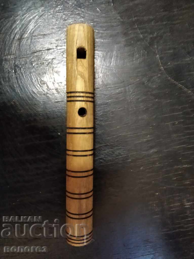 Old wooden musical instrument - duduk