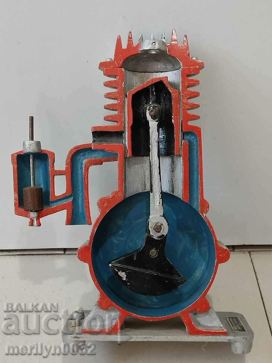 An old model of a gasoline engine