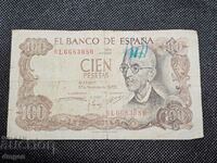 100 pesetas Spain 1970