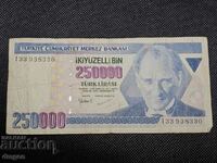 250000 Turkish lira