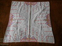 Old hand embroidered tablecloth