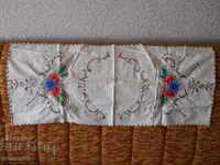 Old hand embroidered tablecloth