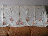 Old hand embroidered tablecloth