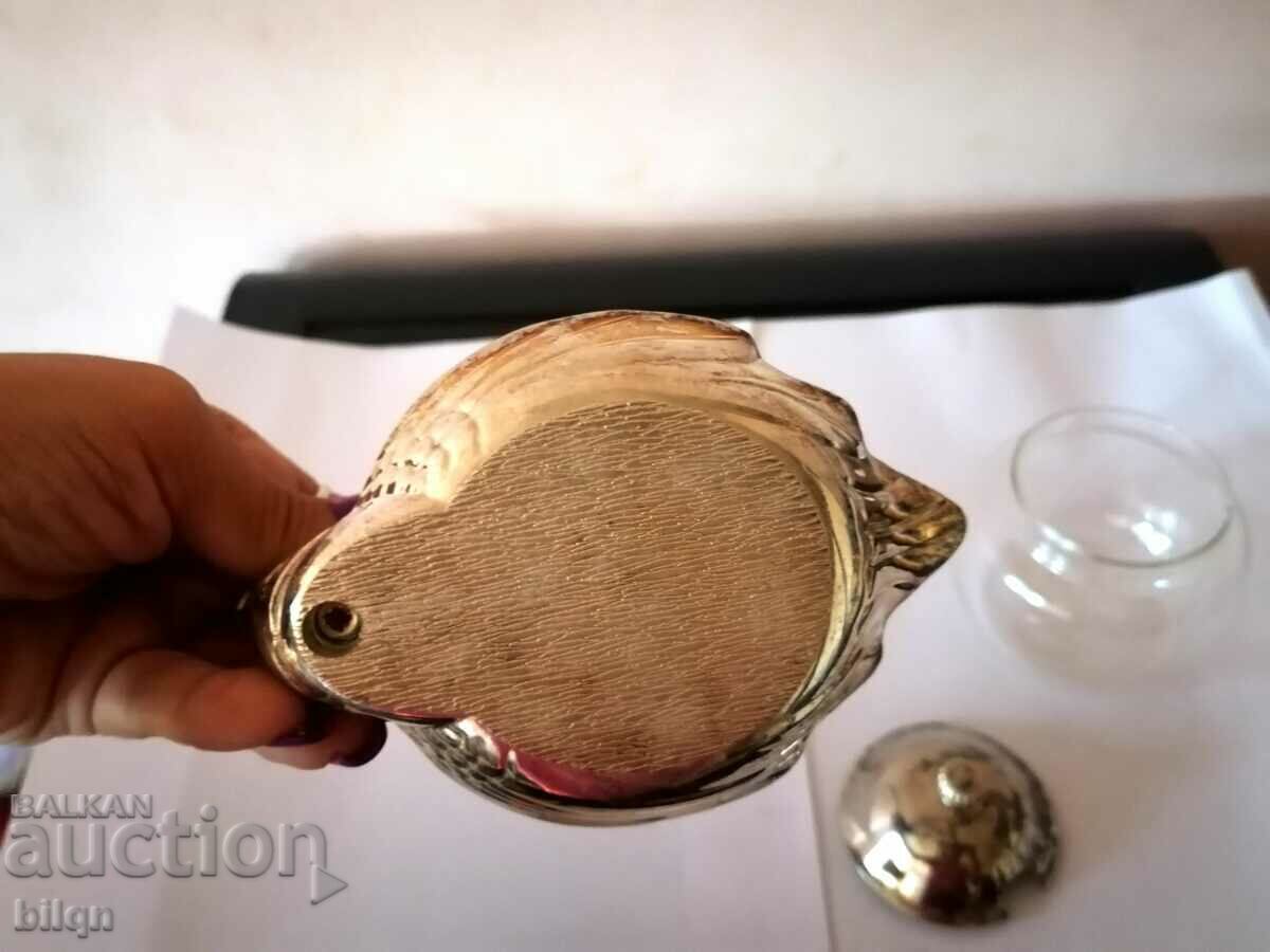 Great Silver Plated Swan Dish For Sauces Etc. - 5 Great Silver Plated Swan Dish For Sauces Etc. - 5