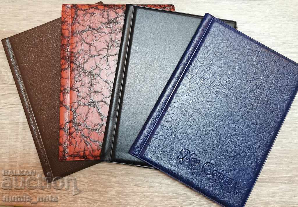 Auction coin folders with pockets - for 192 coins up to 20 mm Auction coin folders with pockets - for 192 coins up to 20 mm