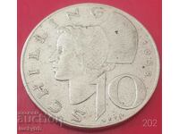 10 Shillings 1958 - Austria - Silver