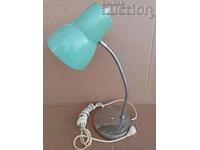 lampa de birou retro anii 70 culoare menta