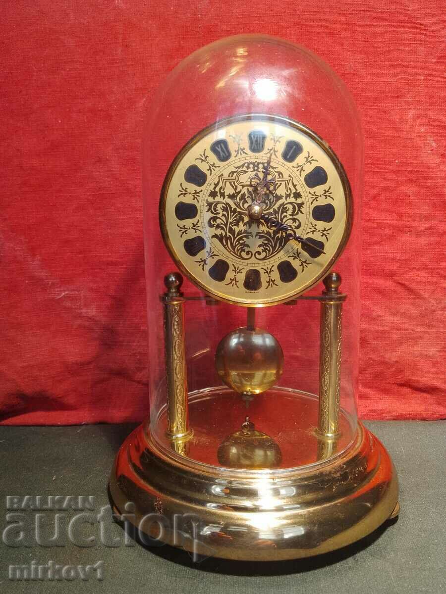 German fireplace clock