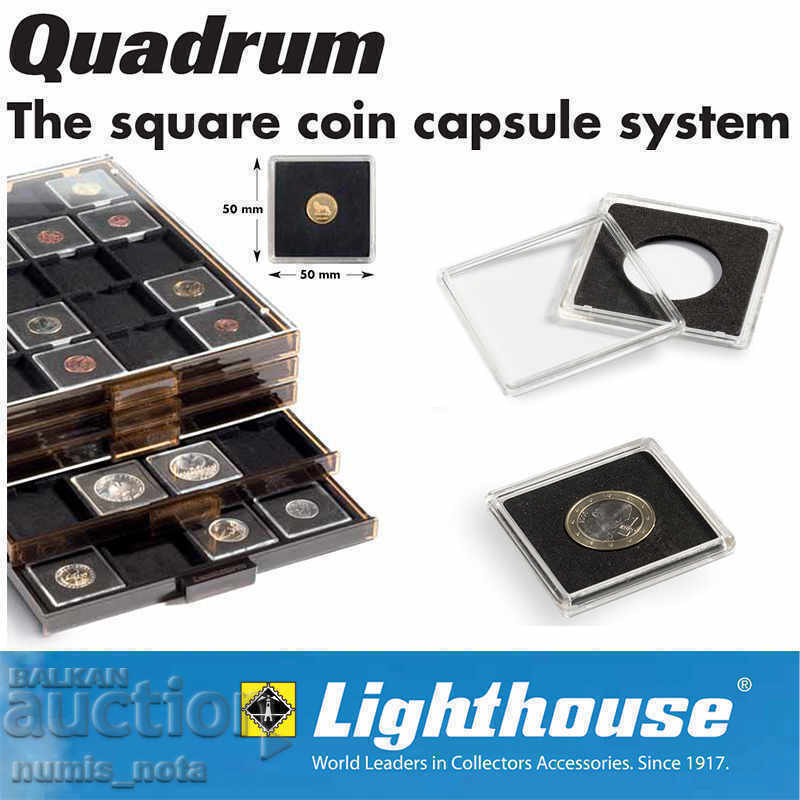 capsule monede Quadrum INTERCEPT Leuchtturm - 41 mm cu preț € 10.00 | 19.56 BGN