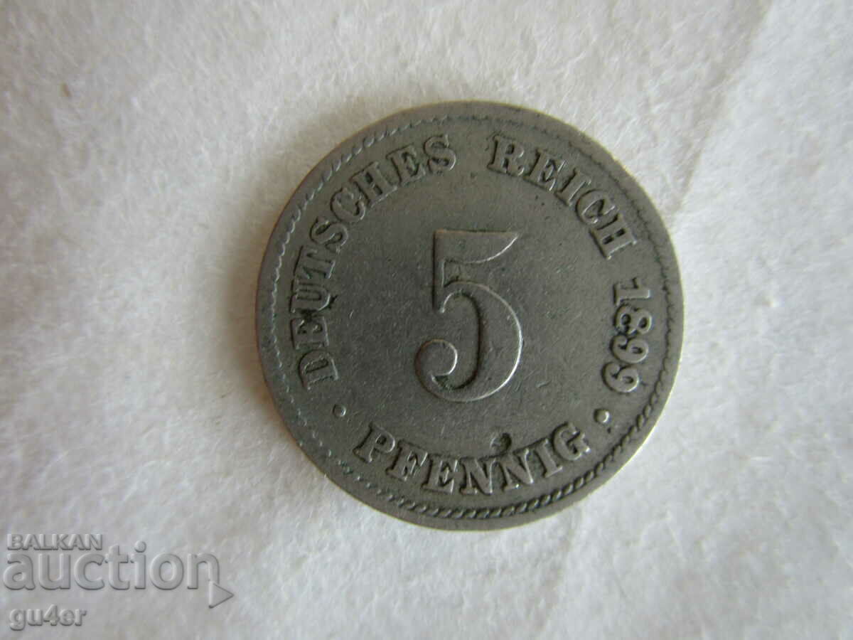 ❌❌GERMANIA, 5 pfenning 1899, ORIGINAL❌❌ ❌❌GERMANIA, 5 pfenning 1899, ORIGINAL❌❌