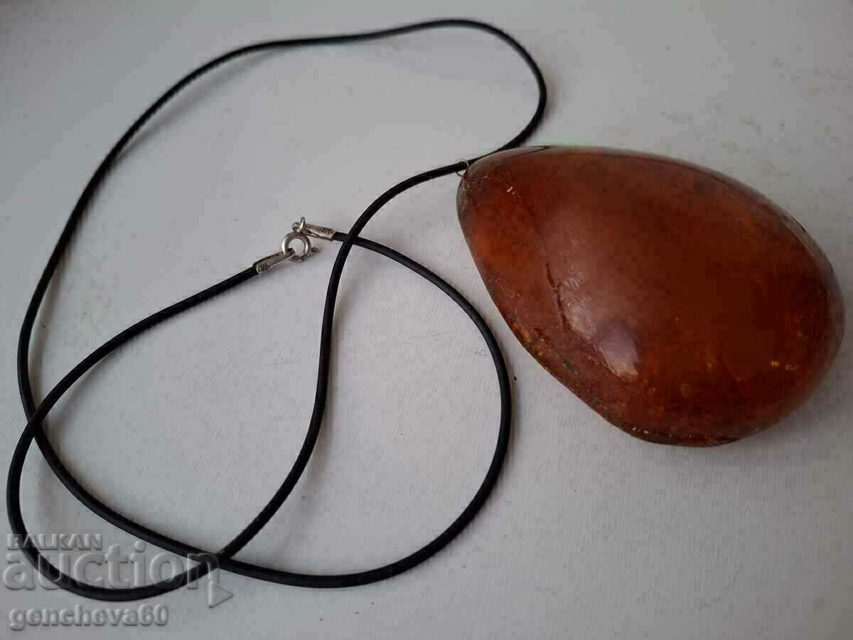 Huge natural Baltic amber 60g medallion with price € 125.00 | 244.48 BGN Huge natural Baltic amber 60g medallion with price € 125.00 | 244.48 BGN