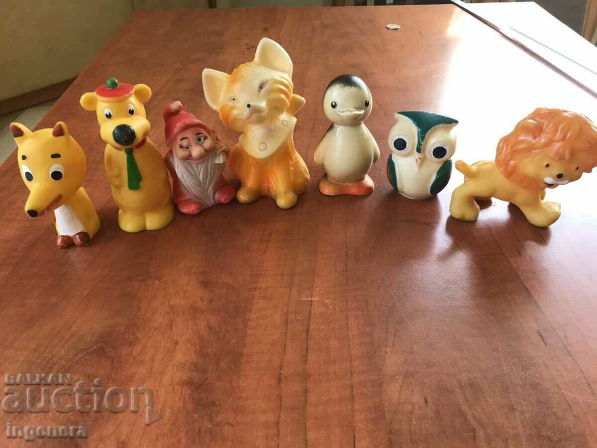 TOY RUBBER DOG PUPPY - 5 TOY RUBBER DOG PUPPY - 5