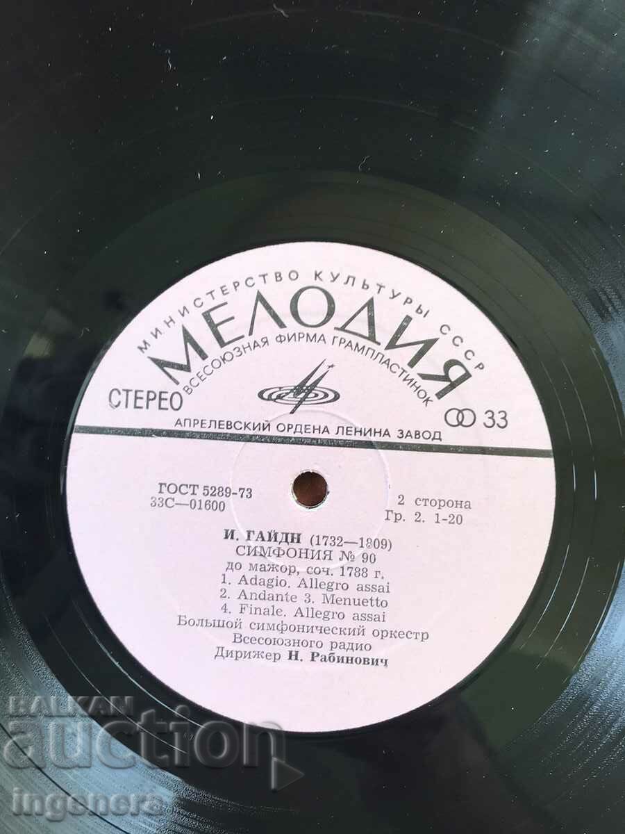 Auction RECORD GRAMOPHONE CLASSICAL MUSIC - STRAUSS, HAYDN - USSR Auction RECORD GRAMOPHONE CLASSICAL MUSIC - STRAUSS, HAYDN - USSR