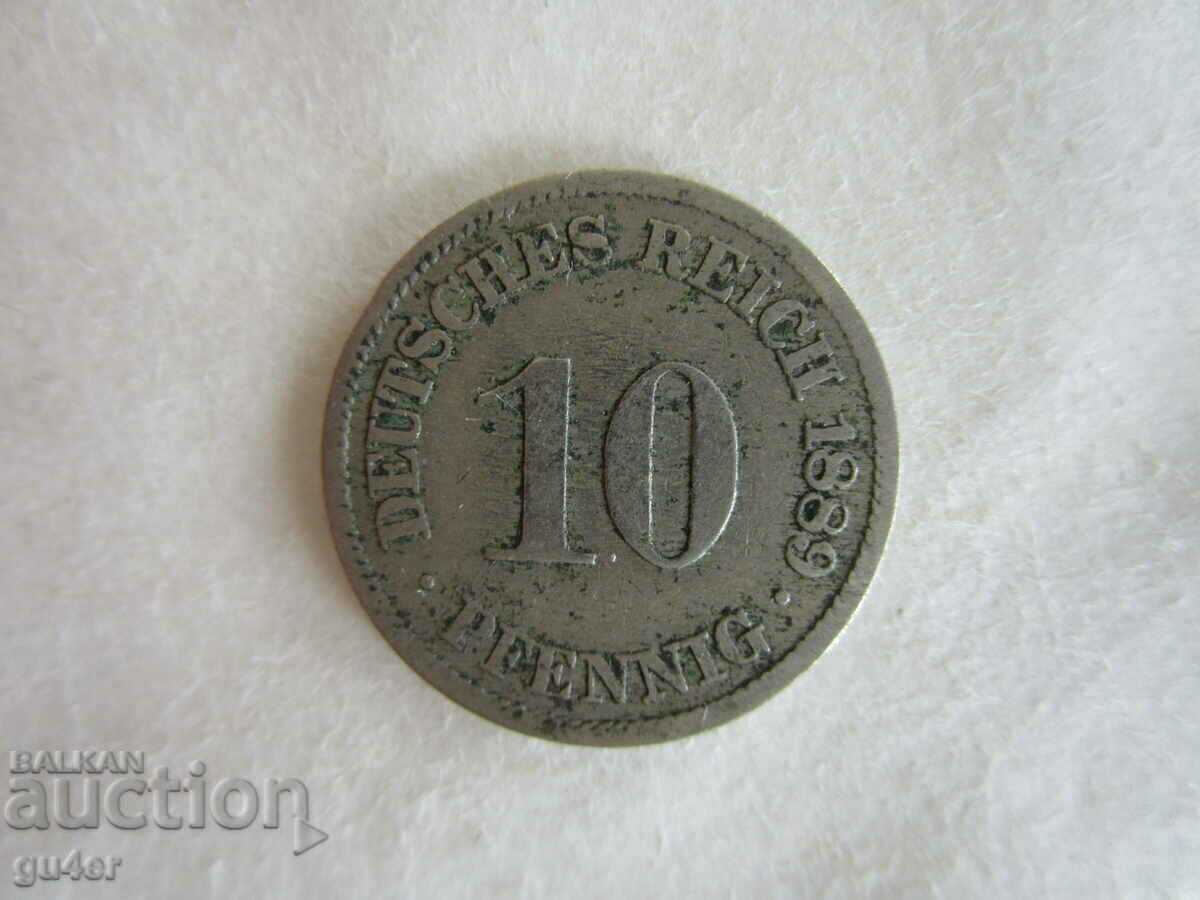 ❌❌GERMANY, 10 Pfenning 1889, ORIGINAL❌❌ ❌❌GERMANY, 10 Pfenning 1889, ORIGINAL❌❌