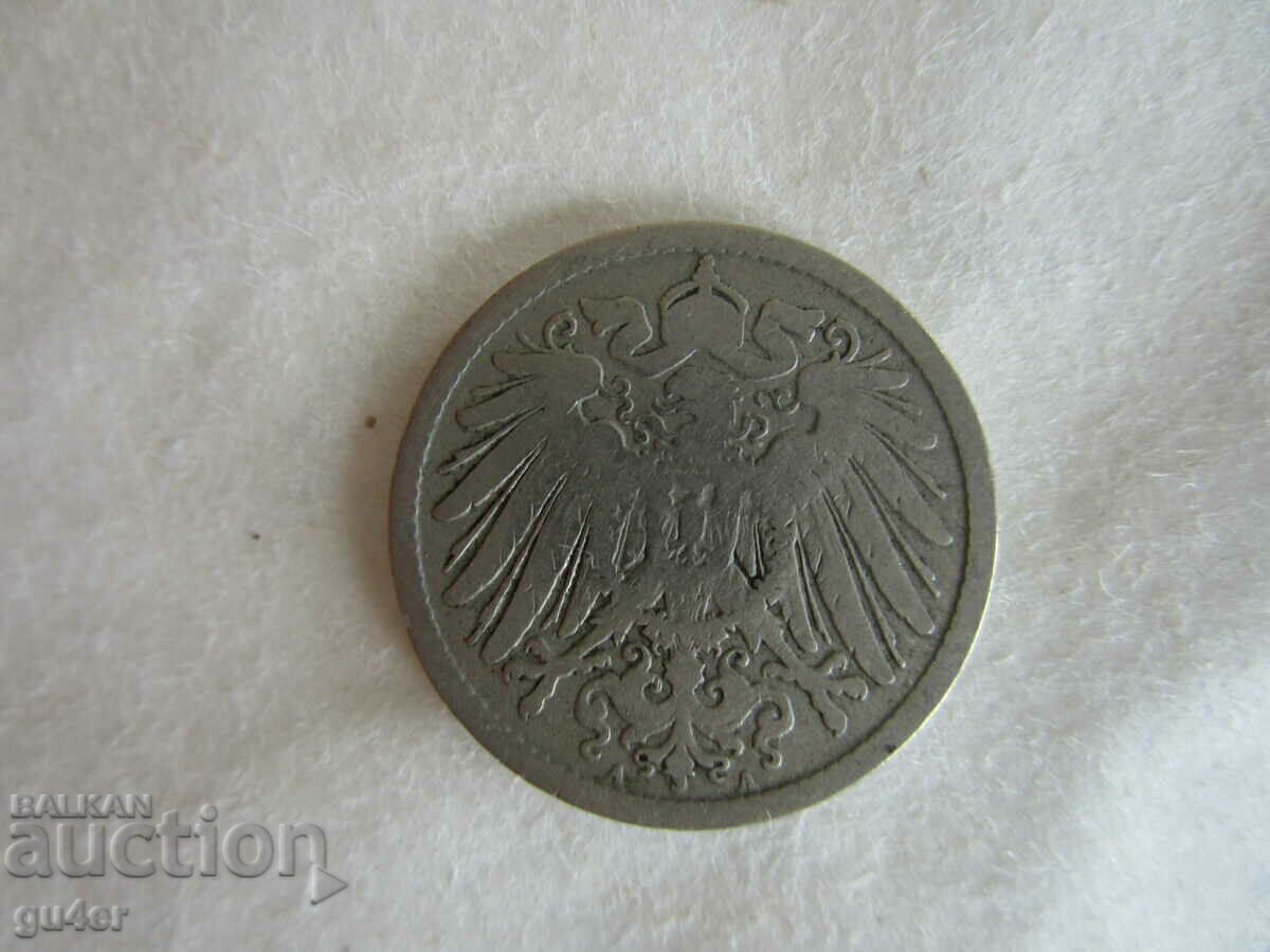 ❌❌GERMANIA, 10 Pfenning 1893, ORIGINAL❌❌ cu preț € 1.00 | 1.96 BGN
