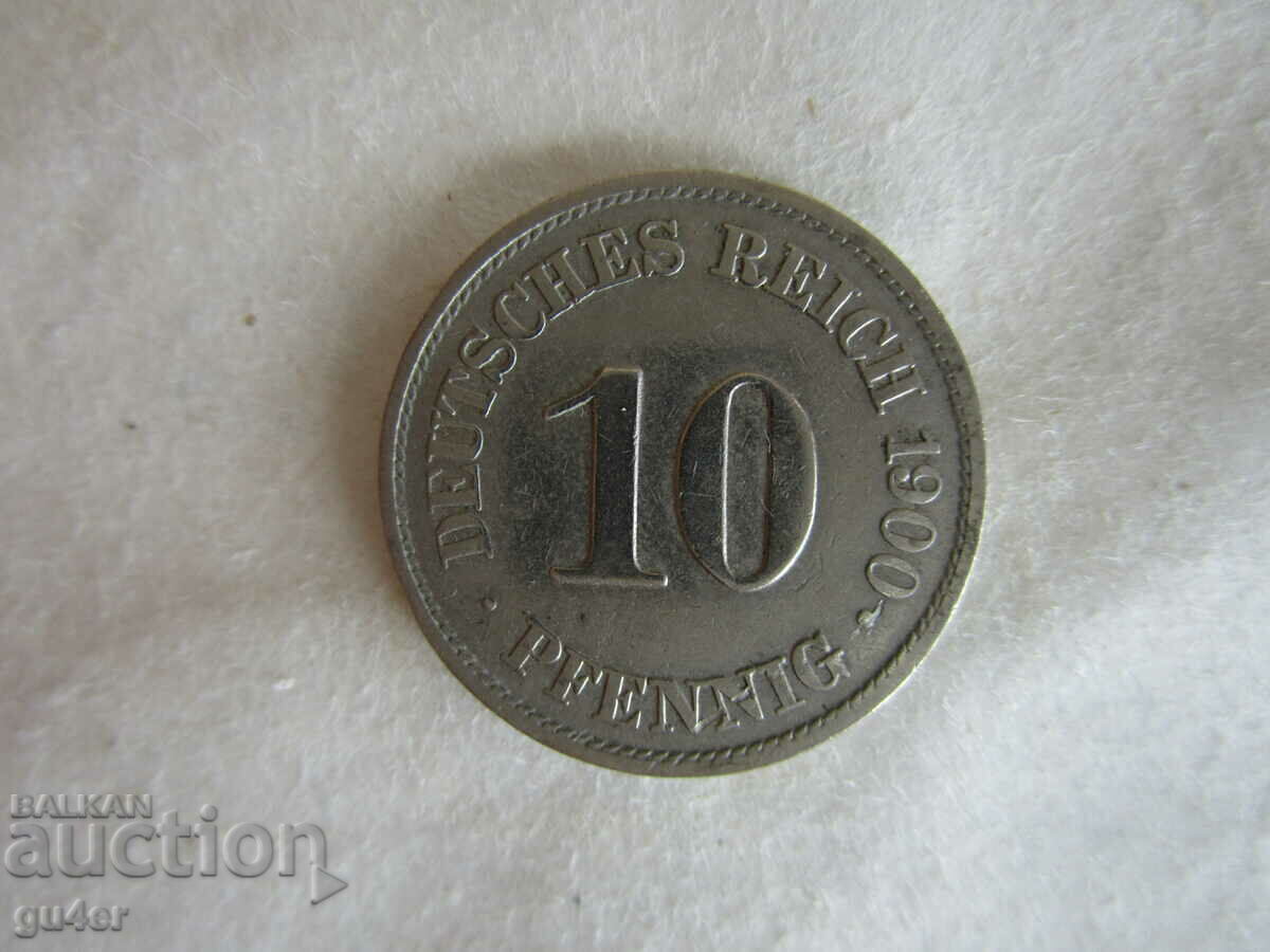 ❌❌GERMANY, 10 pfenning 1900, ORIGINAL❌❌ ❌❌GERMANY, 10 pfenning 1900, ORIGINAL❌❌