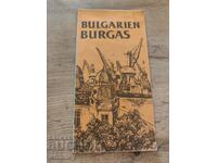 Map of Burgas 1989