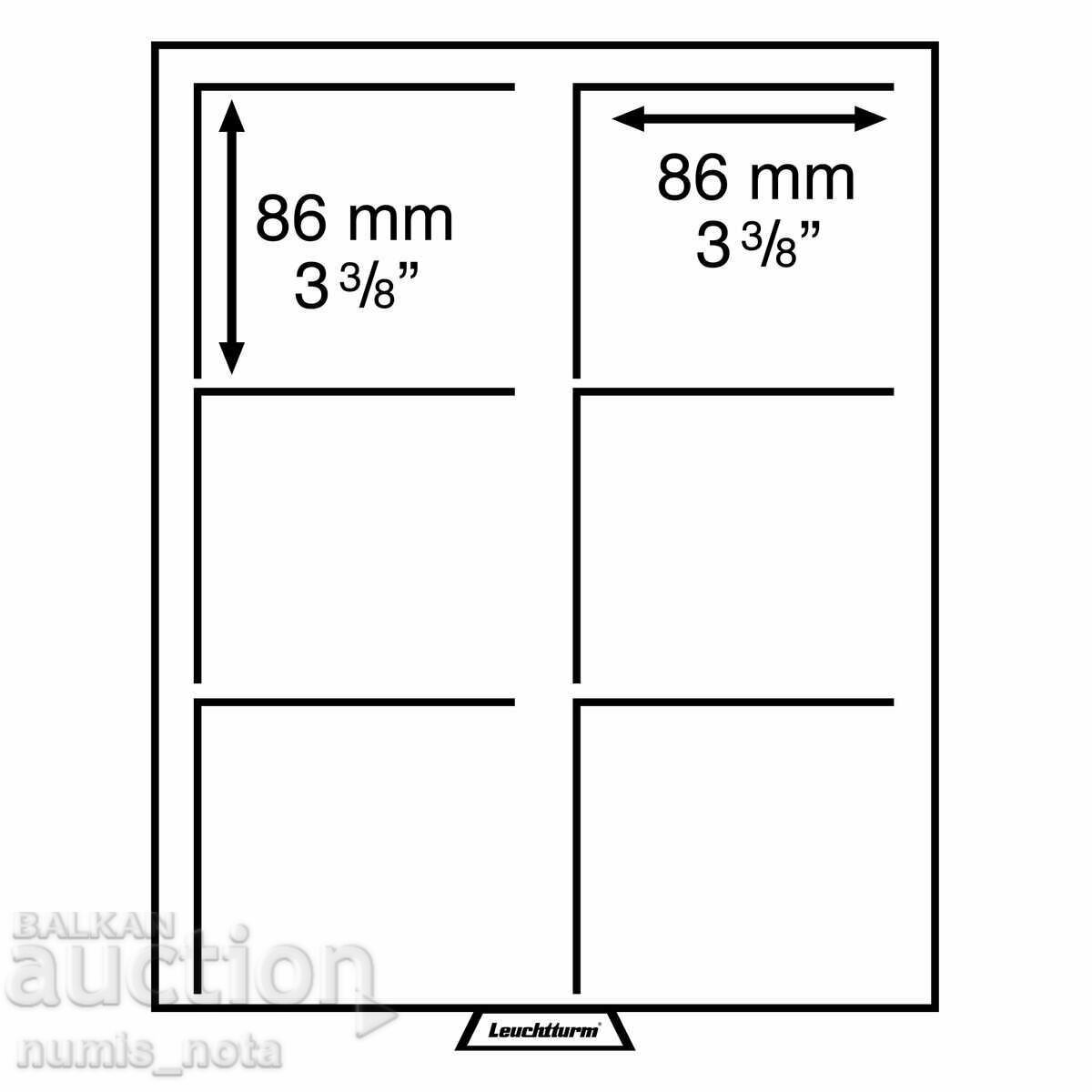 tavi/cutii XL pentru monede, articole cu 6 compartimente