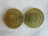 ❌❌EUROPEAN UNION-SET OF 2 RARE EURO CENTS-ORIGINAL❌❌