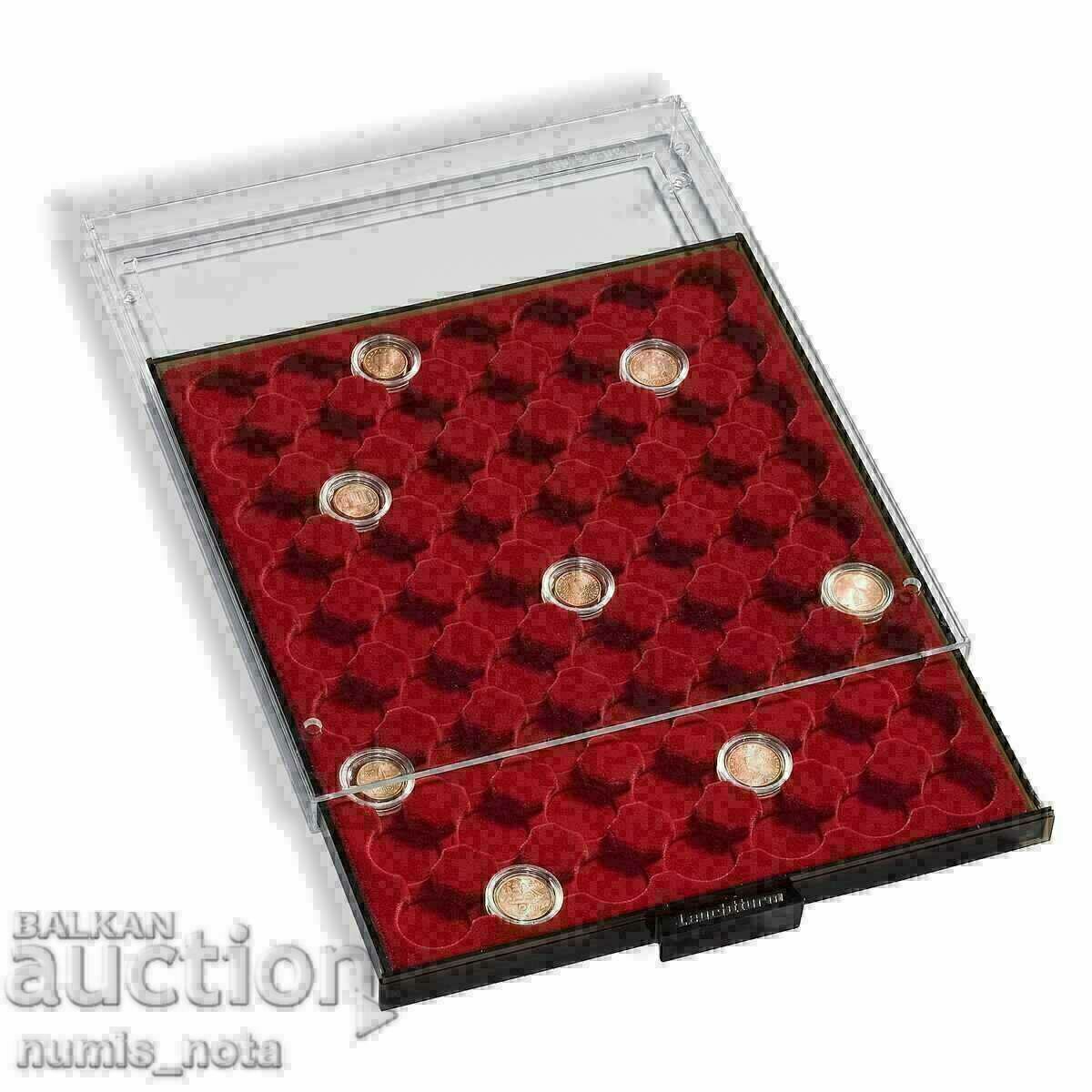 Auction LEUCHTTURM MB boards - with 48 round sockets 29 mm. Auction LEUCHTTURM MB boards - with 48 round sockets 29 mm.