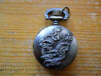 Miniature quartz pocket watch