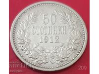 50 de cenți 1912 - Bulgaria - Argint