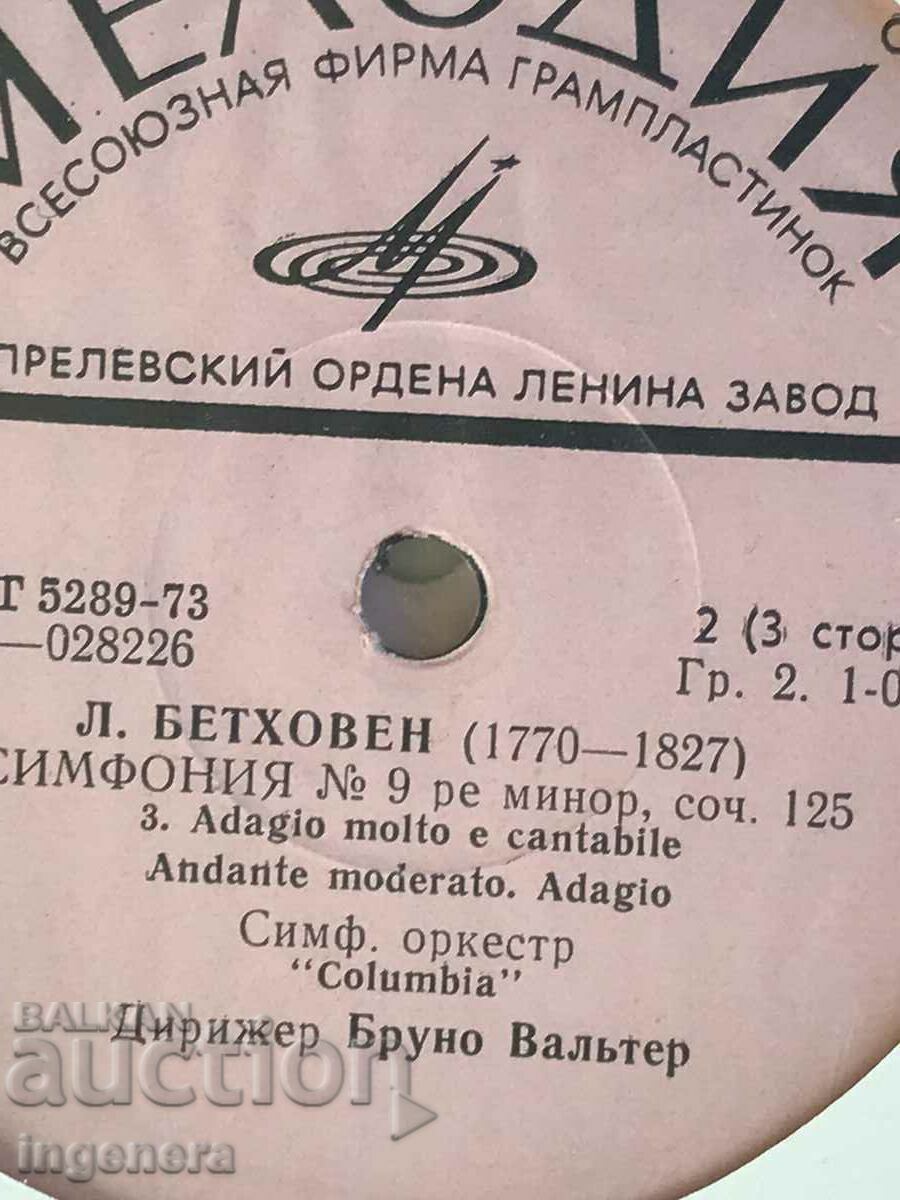 Delivery of RECORD GRAMOPHONE - 2 TRACKS CLASSICAL MUSIC - BEETHOVEN Delivery of RECORD GRAMOPHONE - 2 TRACKS CLASSICAL MUSIC - BEETHOVEN