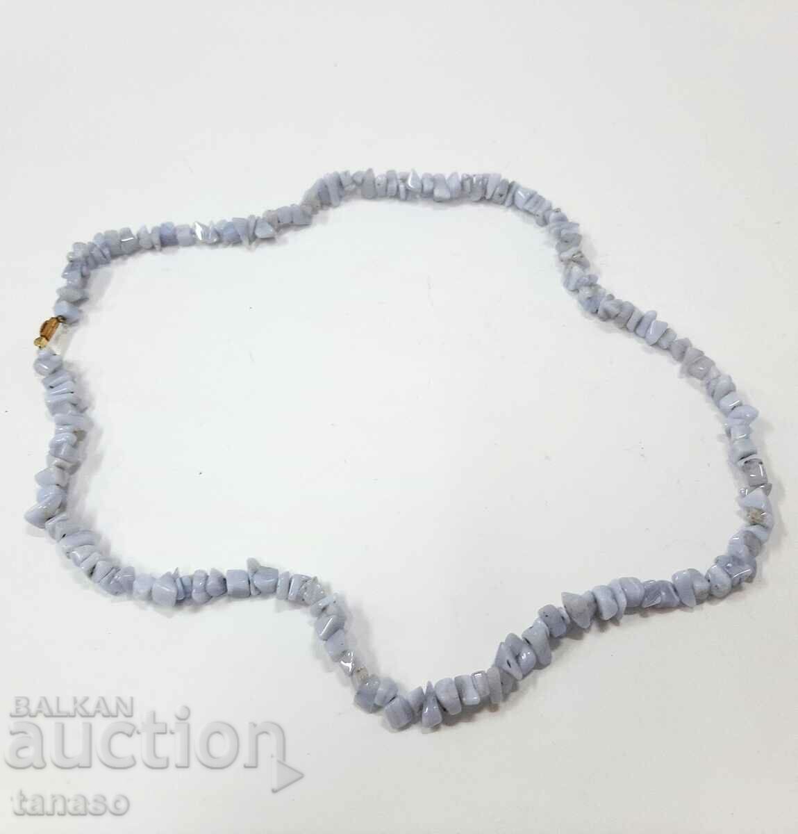 Auction Necklace, necklace of natural gray agate(11.5) Auction Necklace, necklace of natural gray agate(11.5)