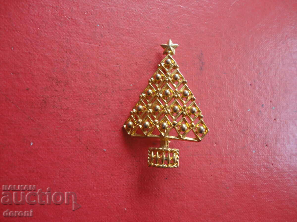 Позлатена брошка с камъни 62 с цена 10.00 лв. | € 5.11