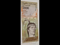 Venezuela 2000 Bolivares 2016 Pick 96 Ref 5681