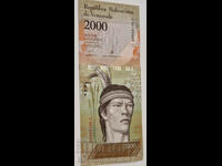 Venezuela 2000 Bolivares 2016 Pick 96 Ref 5685