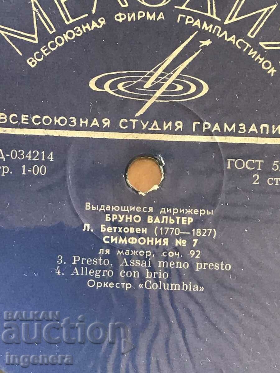 RECORD GRAMOPHONE CLASSICAL MUSIC - BEETHOVEN with price 9.00 BGN | € 4.60