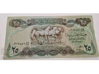 Iraq 25 Dinars1981-1982 Pick 72 Unc No 1