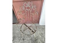 Old iron garden chair